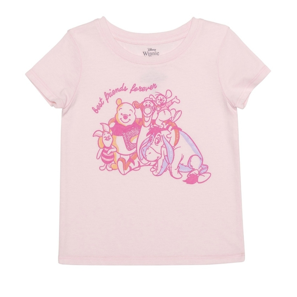 🌻 NWT Disney Winnie the Pooh & Friends "Best Friends Forever" Graphic Tee 18M